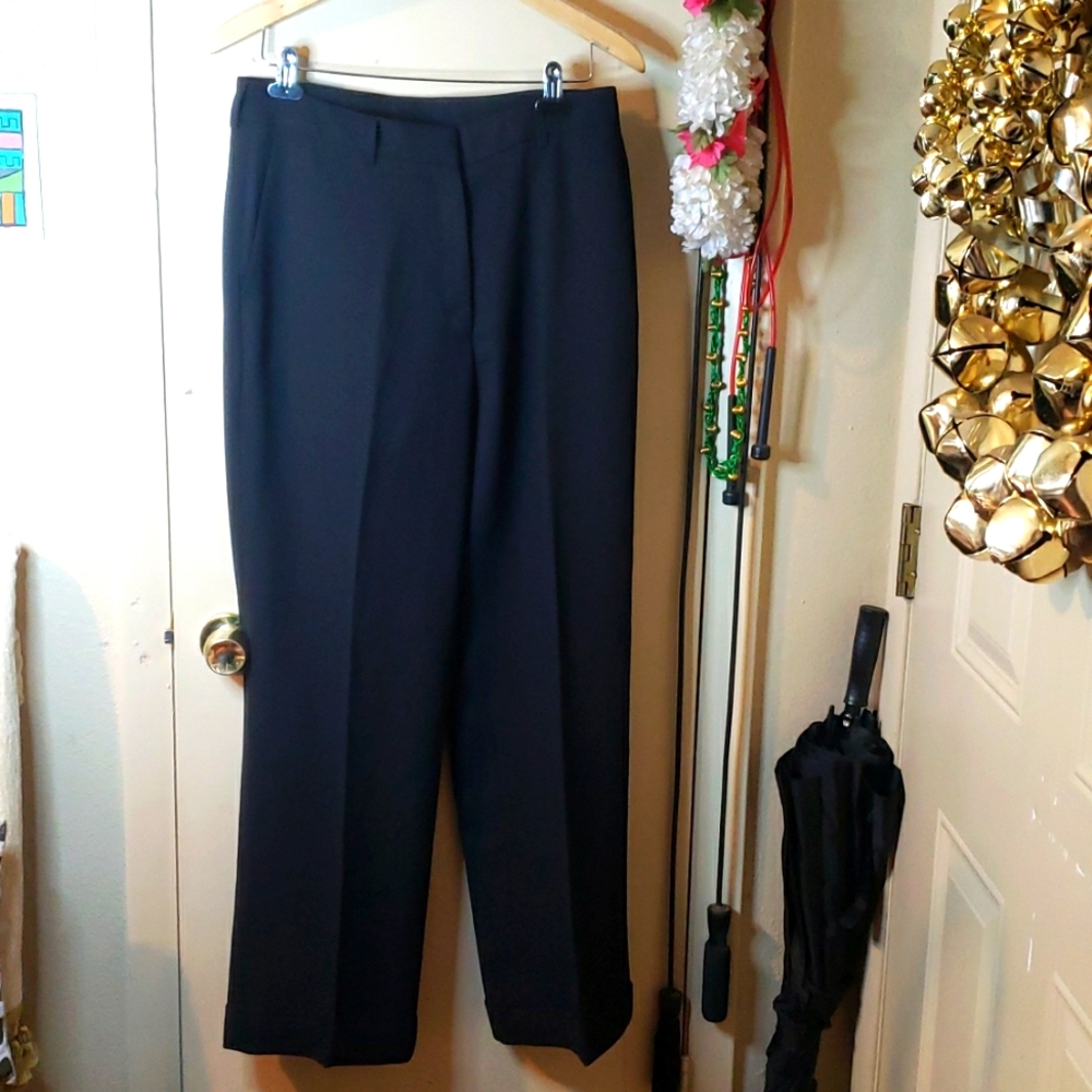Focus 2000 by Charles Gluck black Sz 12 women dress pants.